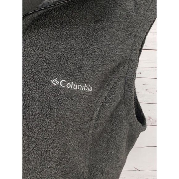 Columbia Gray Size Small Zippered Vest Jacket - Picture 3 of 11